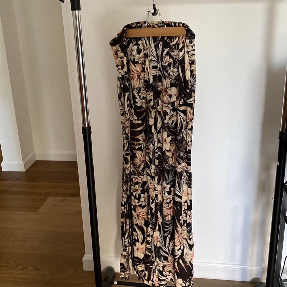 Hurley Side split beach pants Hawaiiana print NWT